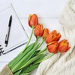 Journal with Tulips