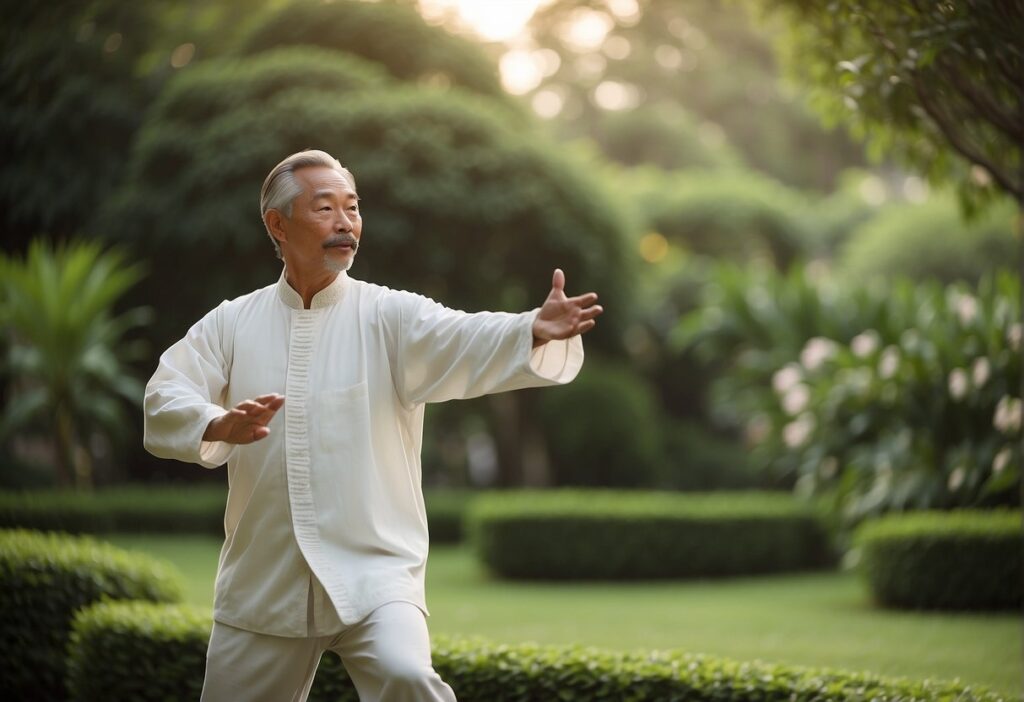 a man in a white shirt